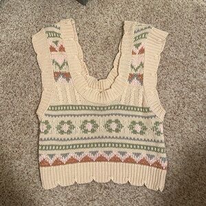 Anthropologie sweater vest